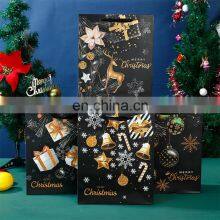 Recycled Custom Christmas Bolsas De Regalo De Navidad Gift Bag Shopping thumbnail-3
