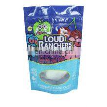 Custom Logo Print Self-Sealing Mylar Mini Snack Packaging Bags With Window