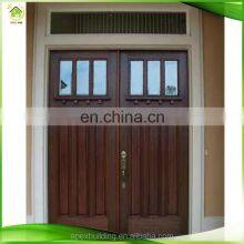 Glass Insert Solid Mahogany Wood Front Entry Doors With Sidelights thumbnail-3