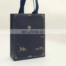 China Factory Price Custom Drawstring Luxury Shopping Bag Paper Bags With Logo Hot Stamping Custom Paper Bags thumbnail-3
