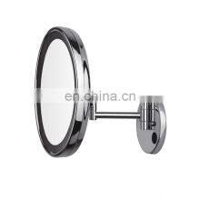 Modern Iron 17cm Bathroom Extend Wall Mounted Hinged Mirror thumbnail-1