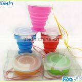 Wholesale Heat And Cold Resistant Silicone Collapsible Foldable Flexible Cup thumbnail-3