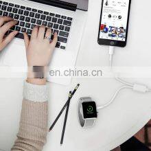 2 in 1 Mobile Phone 8 Pin Usb Data Fast Charging Cable Magnetic Wireless Charger Pad for Watch thumbnail-5