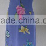 Hand Painted Silk Long Dress thumbnail-1