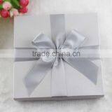 Customized Silk Folio With Paper Box Ribbon Exclusive Invitation Cards thumbnail-4