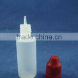 e Liquid Ecigarette Safty and Child Resistance Cap Drop Bottle 15ml PE/PET Material thumbnail-3