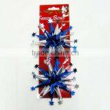 Blue Holographic PET Star Bows Ribbon for Outdoor Decoration or Wrapping thumbnail-3