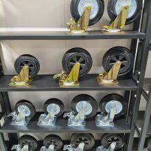 Mute Caster Steering Roller Directional Wheel Rubber Wheel Universal Pulley Crib Universal Wheel thumbnail-2