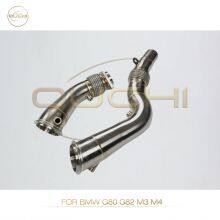 Exhaust Downpipe for BMW M2 G87/M3 M4 F8x/M3 M4 F80 F82/G80 G82 M3 M4 Stainless Steel Performance Upgrade Increase High-performance Auto Parts thumbnail-5