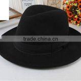 Wholesale Sakkas Grant Western Style Short Brim Wool Fedora Hat Fashionable Europen Vintage Style Mens Wool Felt Fedora Hat thumbnail-1