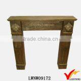 Handmade Vintage Wood Fireplace Mantel