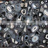 Brazilian Dyed Black Agate Slices Slab thumbnail-4