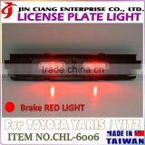 Mini LED CAR License Plate LIGHT RED Brake Warning For TOYOTA YARIS 2007 thumbnail-4