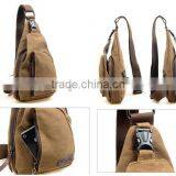 2015 Plain Standard Size Canvas Messanger Bag, Men's Shoulder Bag thumbnail-2