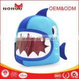 Wholesale Neoprene Waterproof New Model School Bags Children Kids Cartoon Backpack With Shark Shaped thumbnail-5