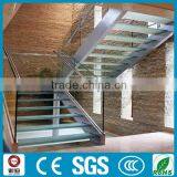 Commerical Modern Stainless Steel Laminated Glass Stairs Supplier's Choice thumbnail-1