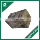 SINGLE WINE BOTTLES PAPER SHIPPING BOX LUXURY WINE CORRUGATED SHIPPING BOX thumbnail-2