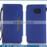 Scrub Hand Wallet Leather Case With Card Slot For Samsung Galaxy S6 thumbnail-4