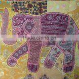 Square Ethinic Wall Hangings Elephant Tapestry thumbnail-2