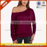 Round Neck Fashion Batwing Sweater thumbnail-2