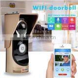 Smart home aumation kits wi fi ring video doorbell with wifi doorbell camera wireless intercom on android mobile phone