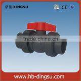 Manufacturer Plastic PVC Double Union Ball Valve for Water