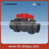 Manufacturer Plastic PVC double union Ball Valve for water