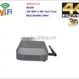 Built-in Wi-Fi, 1500 Lumens DLP Home Theater 3D Smart Portable Projector Supports WXGA 1280x800p thumbnail-2