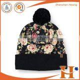 Best Selling Pom Pom Knitted Beanie Hat With Custom Label Supplier's Choice thumbnail-4