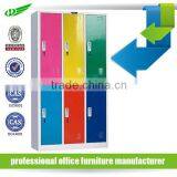 China Factory Custom-made Different Color 2 Tiers Clothes Wardrobe 6 Door Changing Room Locker thumbnail-5