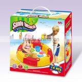 Hot Summer Products Plastic Sand Box Toys Beach Castle Wall Toy Set thumbnail-5