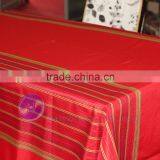 100% Polyester Jacquard Dinning Wedding Table Cloth thumbnail-2