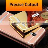 Samco Luxury Air Aluminum Metal Bumper Detachable + Mirror Hard Back Case, 2 in 1 Ultra Thin for Vivo Y28 Mobile Phone Cover thumbnail-2