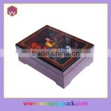 Custom High Glossy Lacquer Wooden musical jewelry box WH-1988