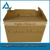 (Brown Colour Print) Double-wall Brown Paper General Packaging & Storage Corrugated Carton Box