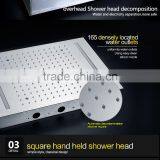 Rain Spa Shower Set 360*500mm Led Light Rain Shower Head Embed Ceiling Color Change Body Spray Bathroom Shower Head Set thumbnail-6