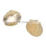 Wholesale 11.3*13.5mm Gold DIY Jewelry Shell Fittings thumbnail-1