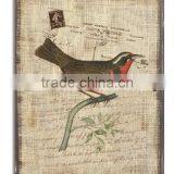 Custom Design Wall Art Printing With Burlap thumbnail-3