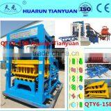 QTY6-15B Automatic Cement Fly Ash Interlocking Brick Machine Hollow Paving Interlocking Automatic Brick Making Machine thumbnail-2