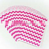 Hot Pink Chevron Party Goody Bags