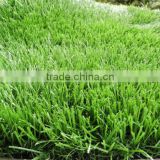 Thick natural green landscaping artificial grass lawn for gradening use