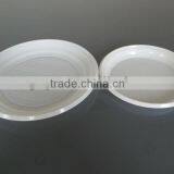 Round Microwave Disposable Plastic Plate 6 Inch