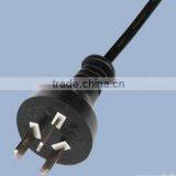 Electrical Plug Type and Electric Wire 10A 3 Flat Pin ac Power Cord Plug With China Plug Round Head Electric ac Power Plug
