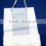 Clear Hdpe Plastic Shopping Bag With Nylon Rope thumbnail-1