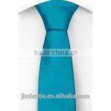 2016 Latest High Quality Solid Color Plain Satin Silk Woven Tie for Boys thumbnail-2