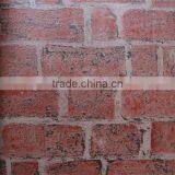 Red Brick Wall Paper Korea Stone Wallpaper for Interior Decorative Walls thumbnail-3