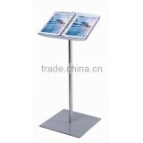 A4 Ringbinder Brochure Stand for individual A4 portrait punched pages
