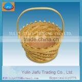 Fashion Handmade Weaving Flower Shape Wooden Chip Basket thumbnail-1