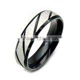 High Polished Plated Rings 3 Colors Mens Rings Simple Stainless Steel Fashion Rings Jewelry thumbnail-2