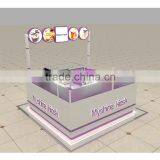 Attractive Wooden Mall Food Kiosk of Juice Bar Counter for Sale thumbnail-4